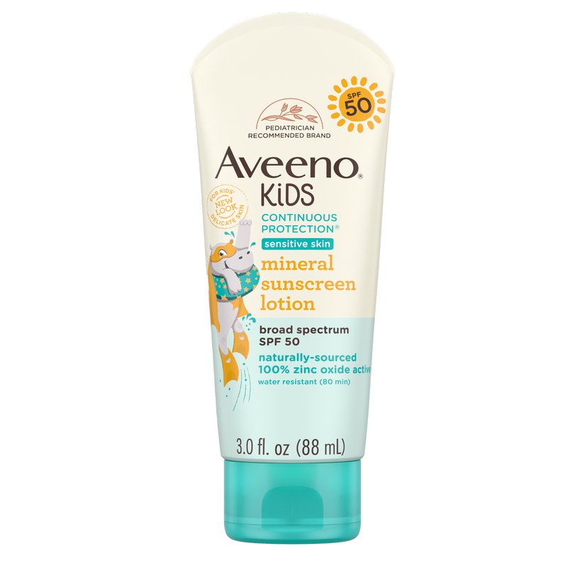 Aveeno Kids SPF 50 Zinc Oxide Sunscreen