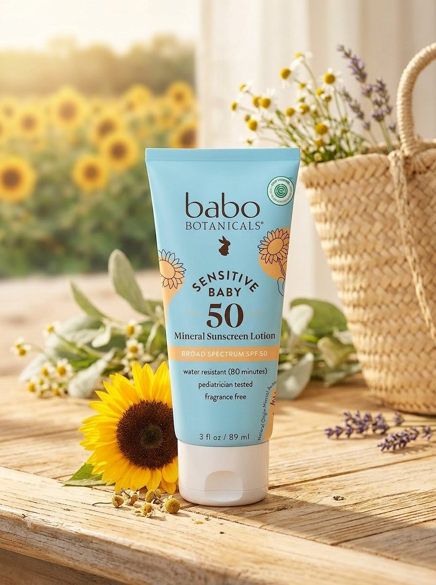 Babo Botanicals Sensitive Baby Mineral Sunscreen Lotion