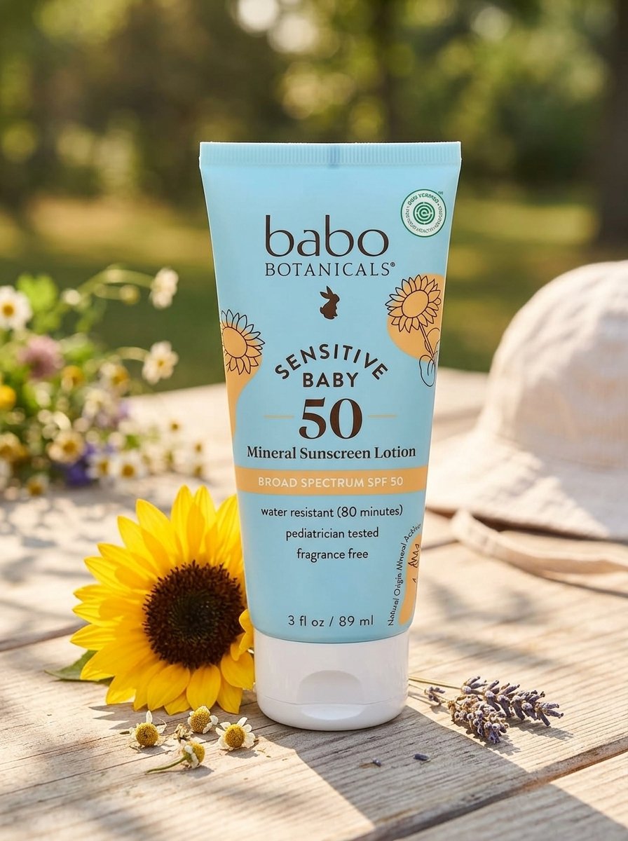 Babo Botanicals Sensitive Baby Mineral Sunscreen Lotion