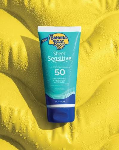Banana Boat Sheer Sensitive Sunscreen Lotion