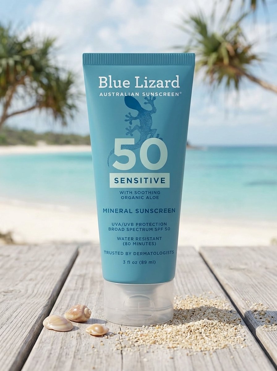 Blue Lizard SENSITIVE Mineral Sunscreen SPF 50+