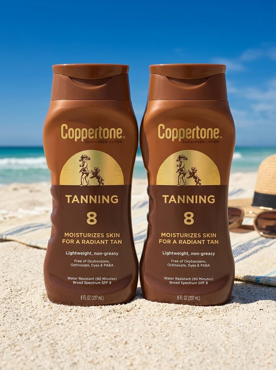 Coppertone Sunscreen Tanning Lotion SPF 8