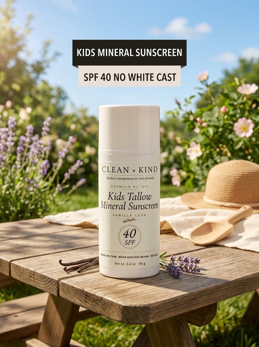 Kids Sunscreen Mineral SPF 40 Vanilla