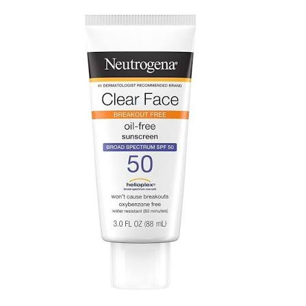 Neutrogena Clear Face SPF 50