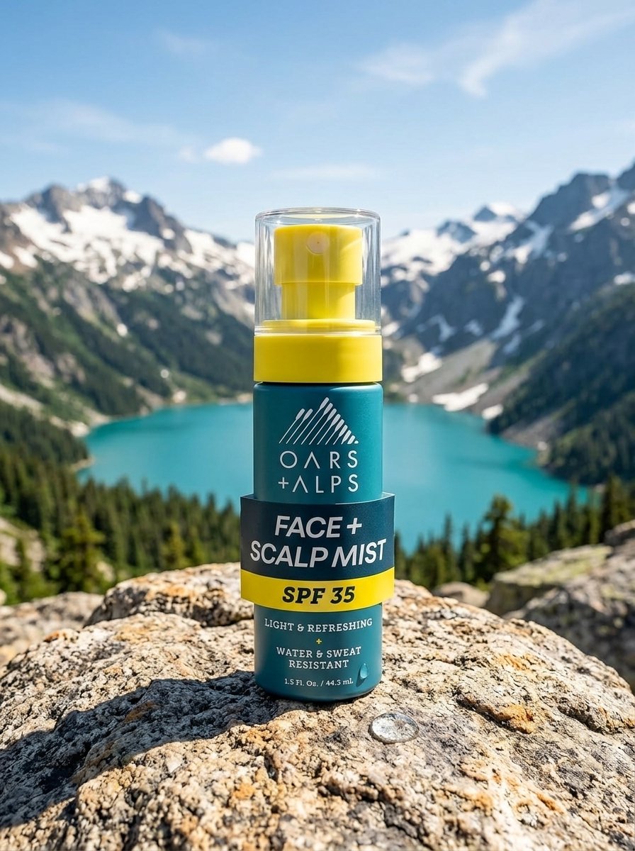 Oars + Alps Face & Scalp Sunscreen Spray Mist SPF 35