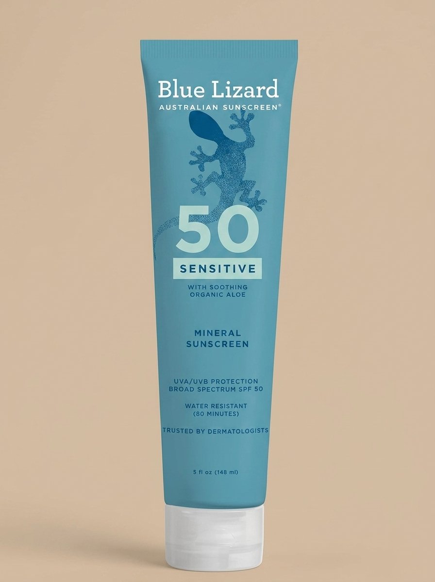 Blue Lizard Sensitive Mineral SPF 50 Sunscreen Lotion