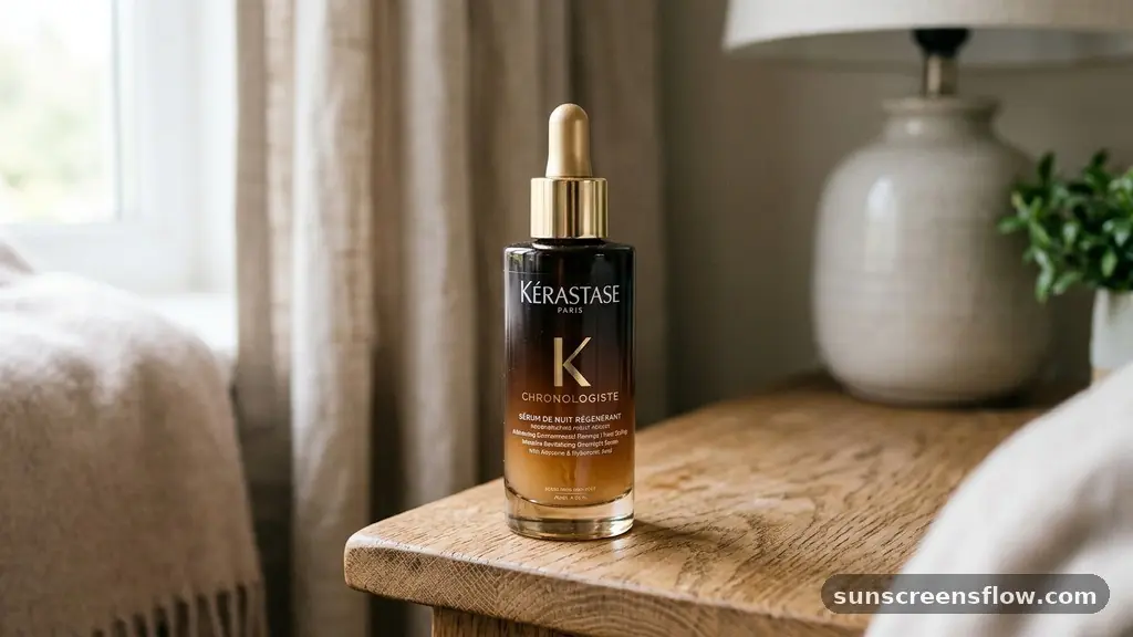 Addressing Environmental Damage and Heat Styling - kerastase night serum