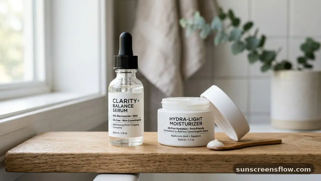 Addressing Potential Comedogenic Issues - serum or moisturizer first