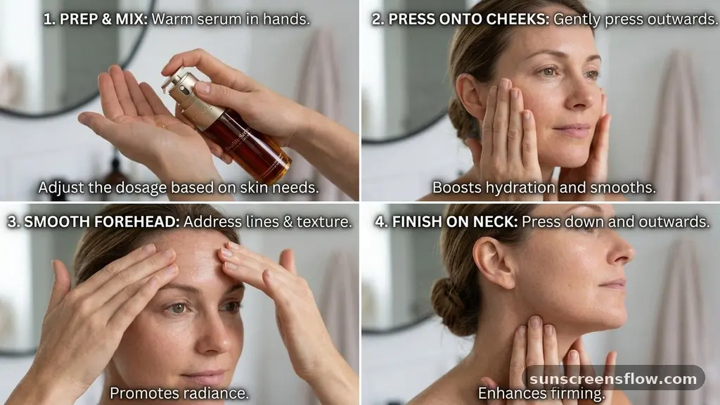 Addressing Specific Skin Concerns: Fine Lines and Texture - how to use clarins double serum