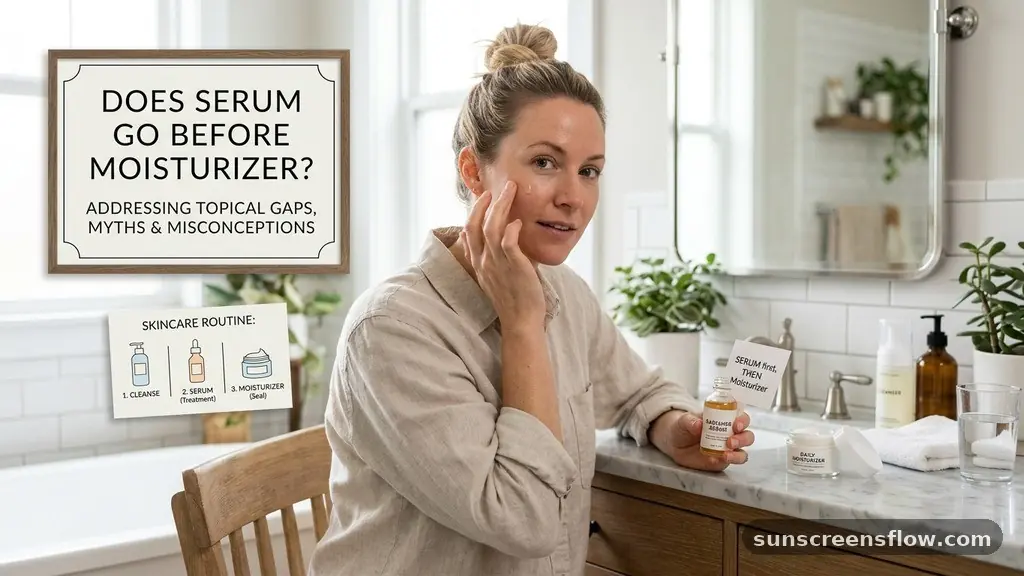 Addressing Topical Gaps: Myths and Misconceptions - does serum go on before moisturizer