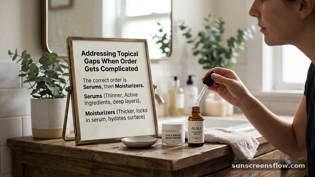 Addressing Topical Gaps: When Order Gets Complicated - what goes first moisturizer or serum