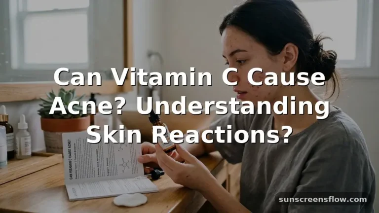 can vitamin c cause acne