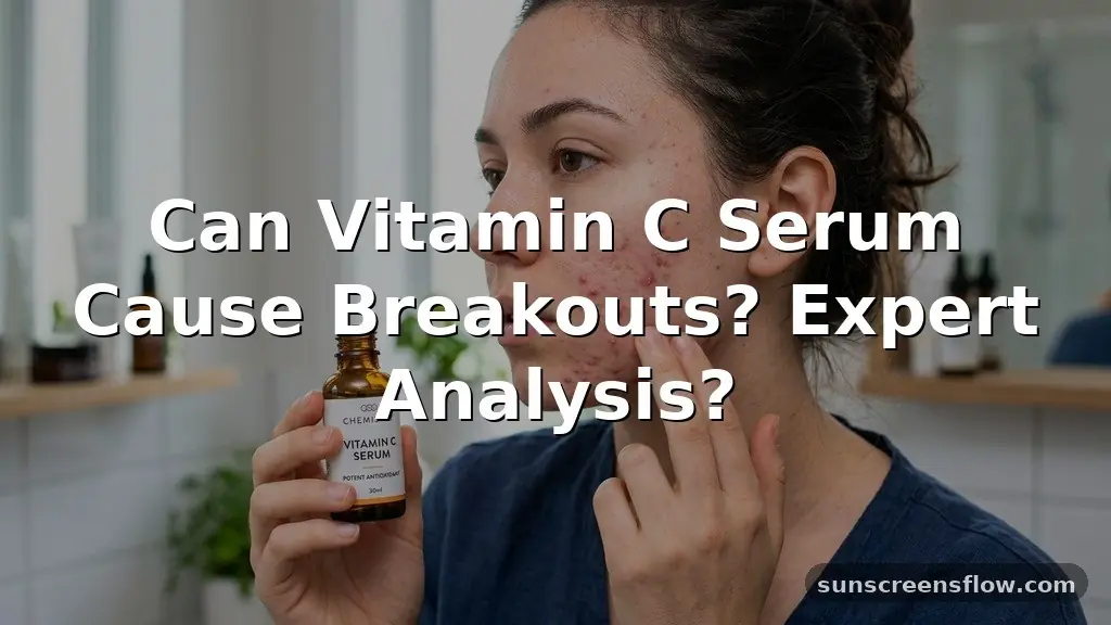 can vitamin c serum cause breakouts