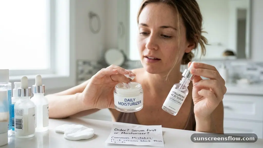 Common Mistakes in Layering Skincare - do you put moisturizer on before serum