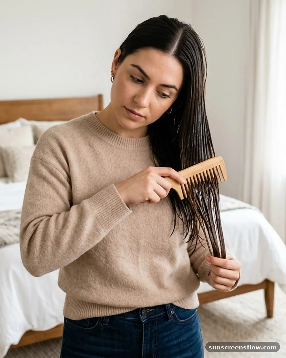 Common Mistakes to Avoid During Application - do you put hair serum on wet or dry hair