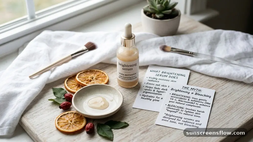 Common Myths About Brightening and Bleaching - what does brightening serum do