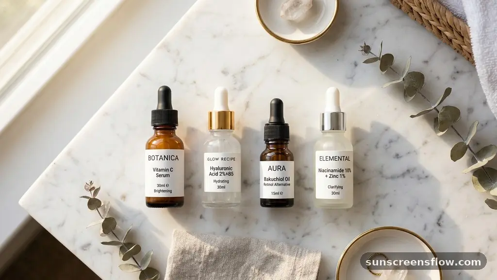 Comparing Common Serum Categories - how to use facial serum