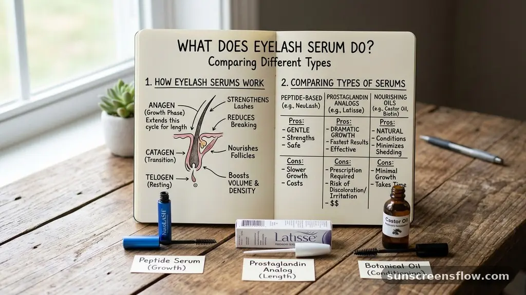 Comparing Different Types of Eyelash Serums - what does eyelash serum do