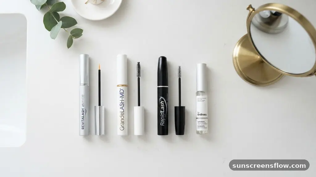 Comparing Popular Market Options - what is the best lash growth serum