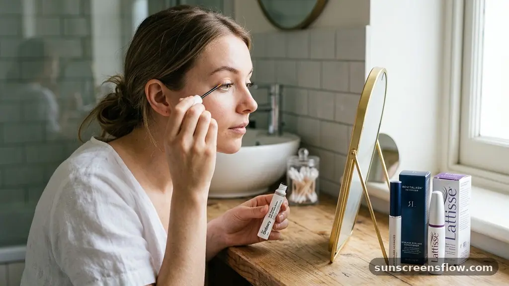 Comparing Serum Types and Ingredients - how to apply the ordinary lash serum