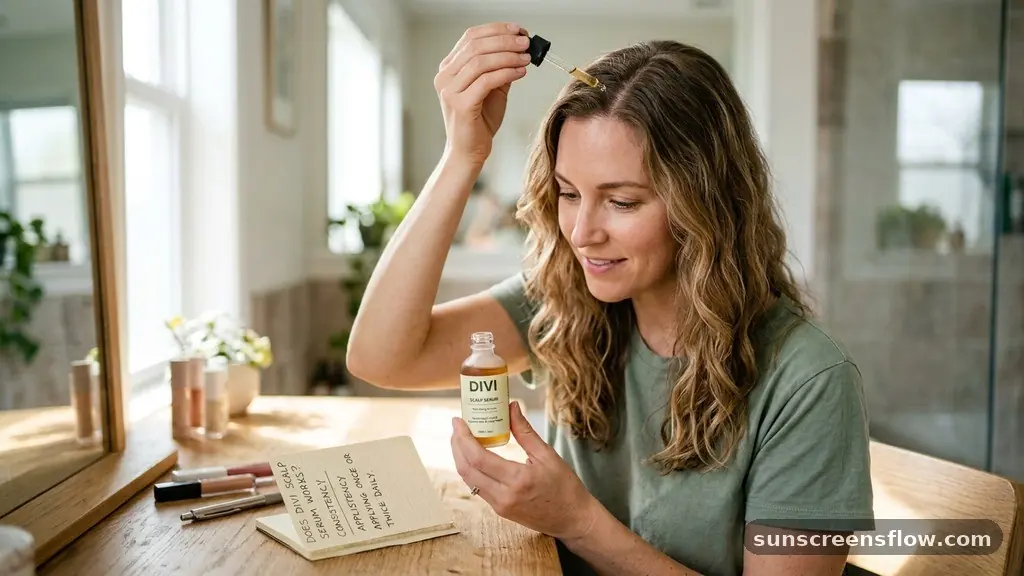 Consistency: Applying Once or Twice Daily - does divi scalp serum work