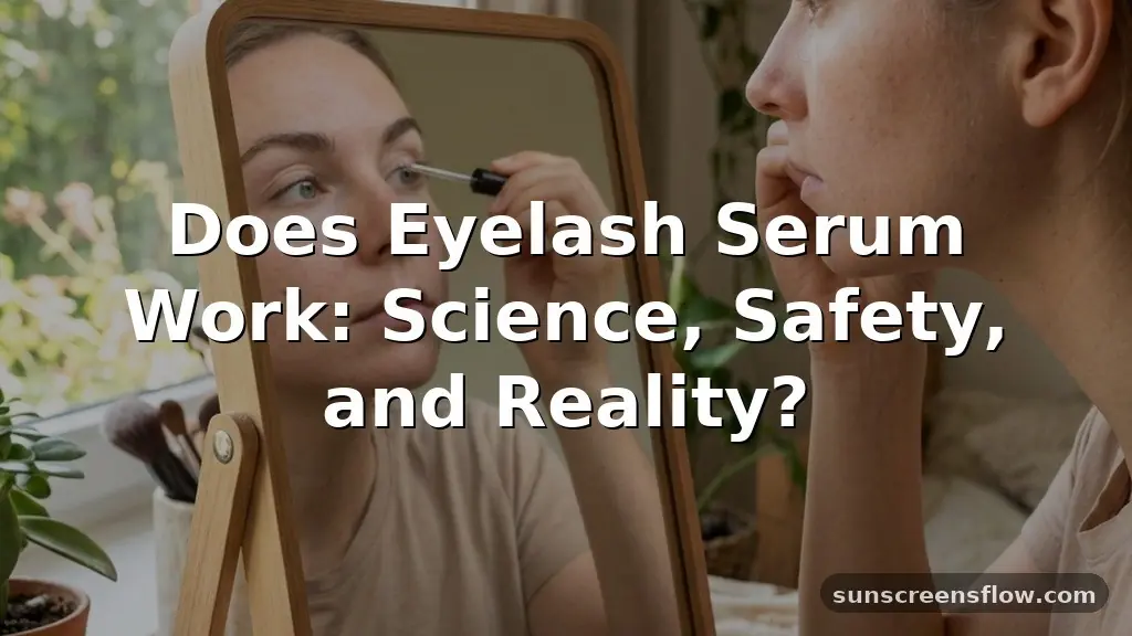 does eyelash serum work