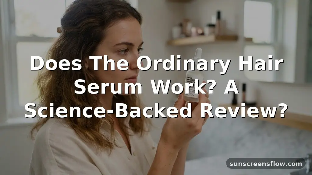 does the ordinary hair serum work