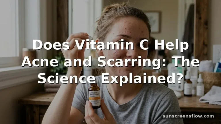 does vitamin c help acne
