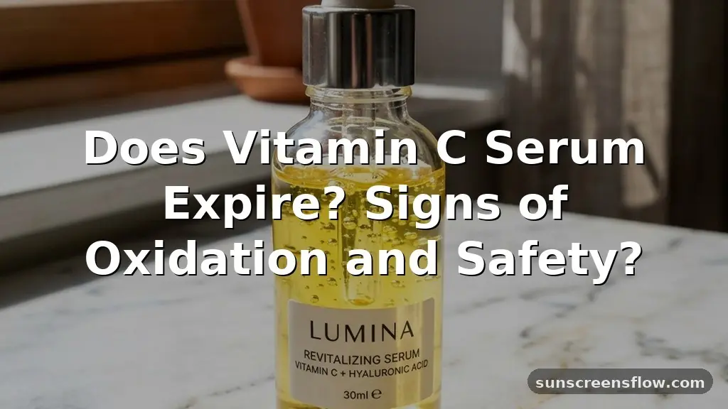 does vitamin c serum expire