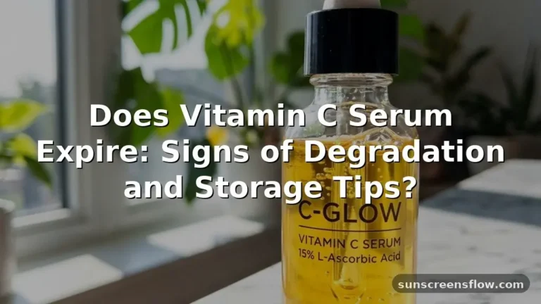 does vitamin c serum expire