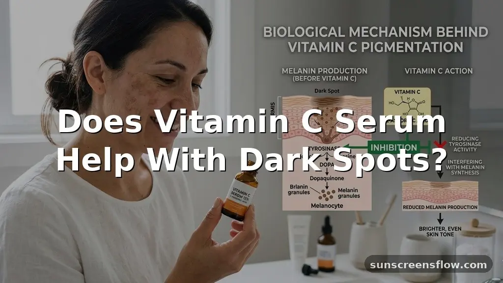 does vitamin c serum help with dark spots