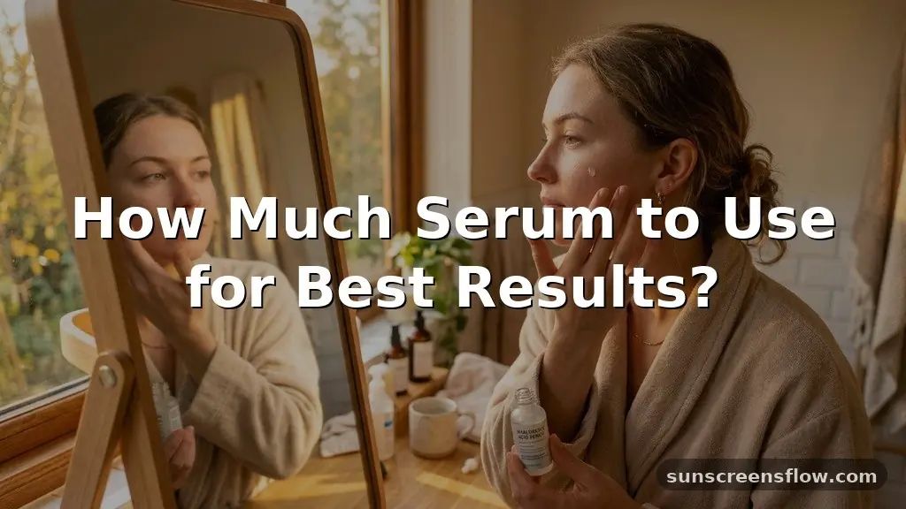 how much serum to use