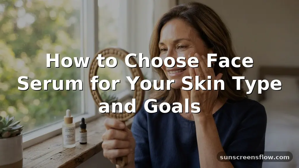 how to choose face serum
