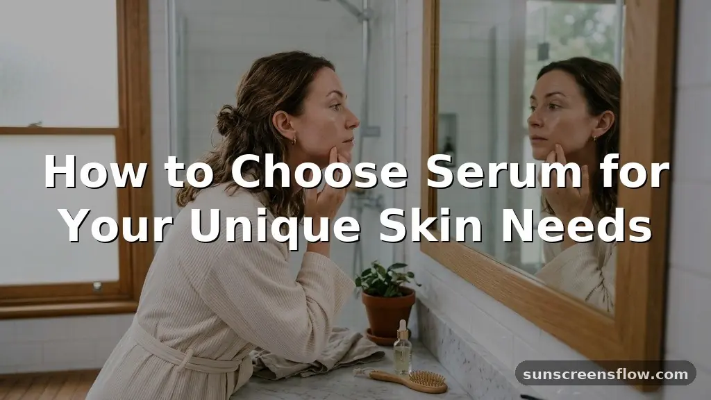 how to choose serum
