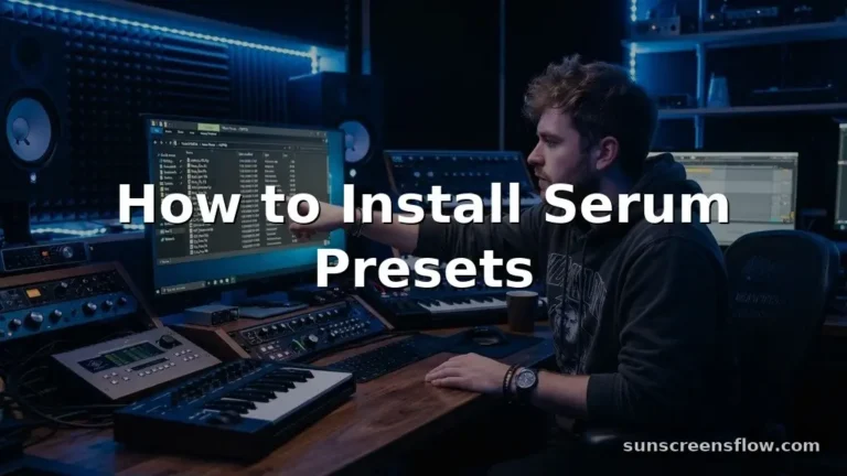 how to install serum presets