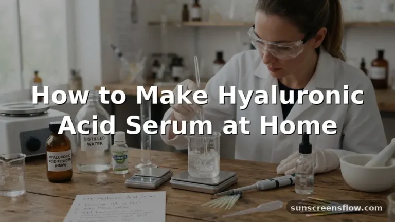 how to make hyaluronic acid serum