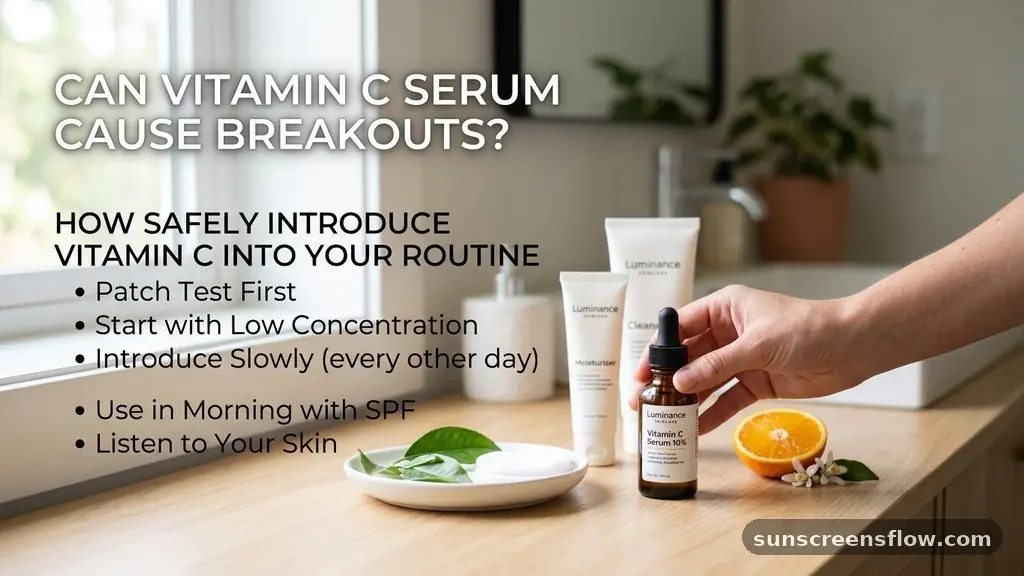 How to Safely Introduce Vitamin C to Your Routine - can vitamin c serum cause breakouts