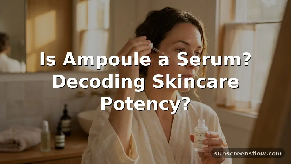 is ampoule a serum