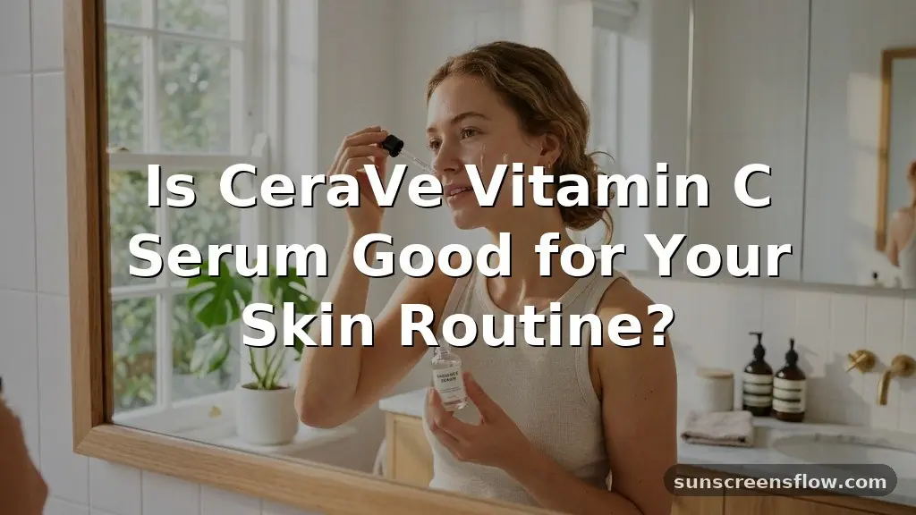 is cerave vitamin c serum good