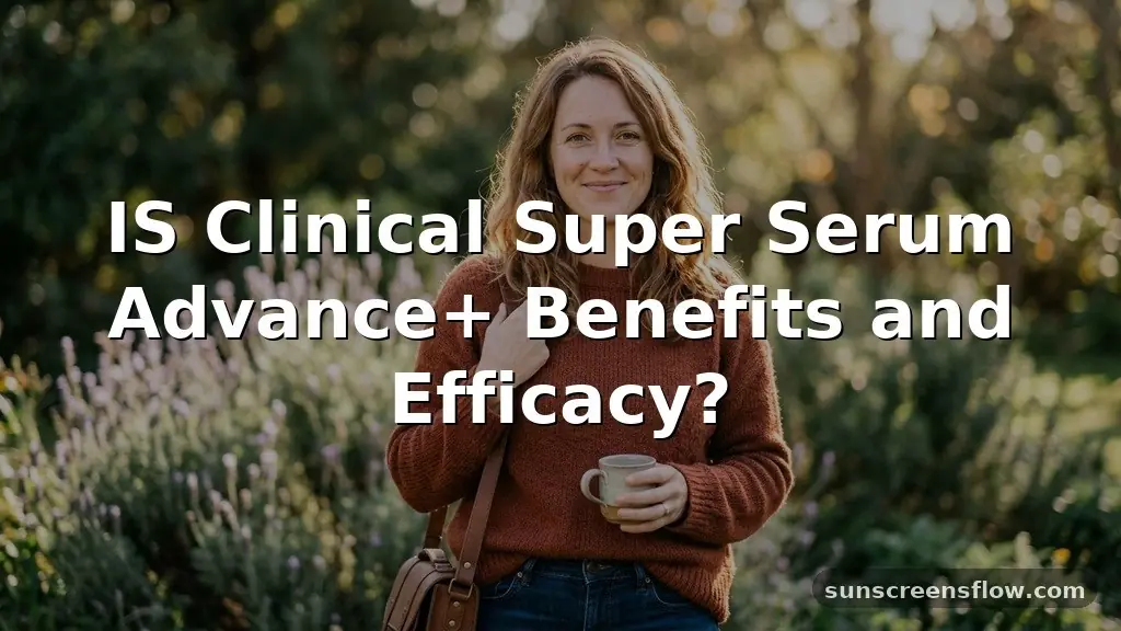 is clinical super serum advance