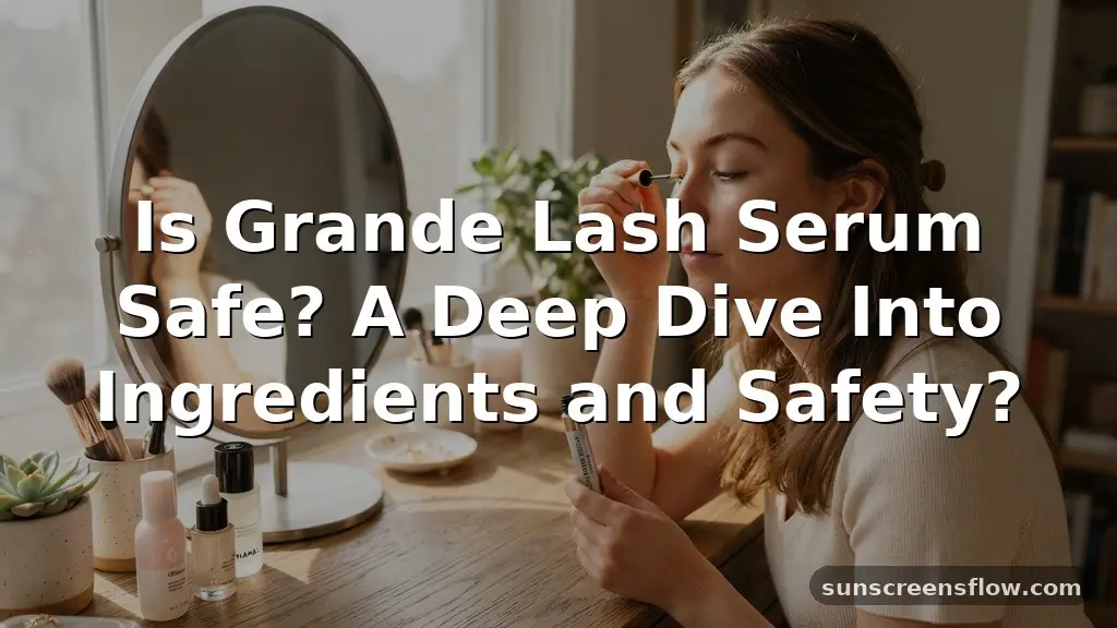 is grande lash serum safe