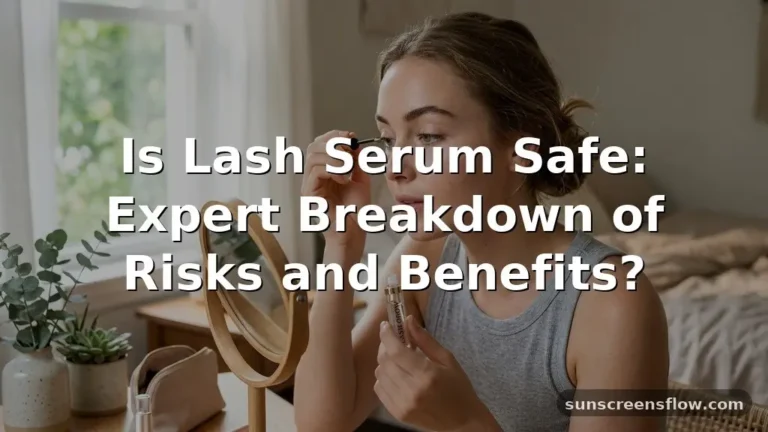 is lash serum safe