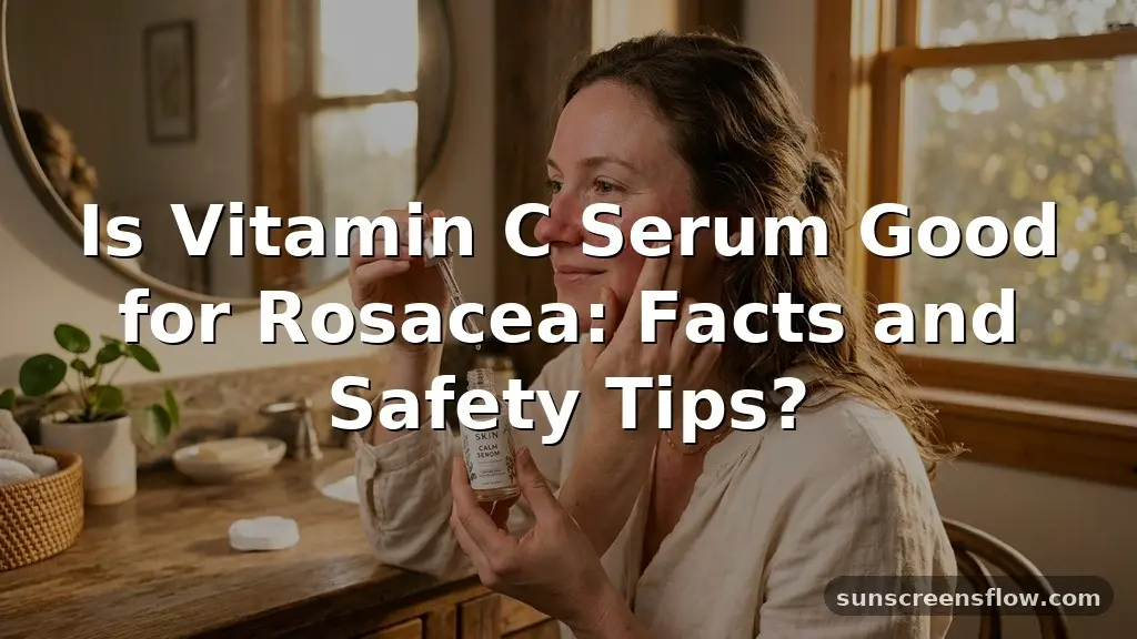 is vitamin c serum good for rosacea