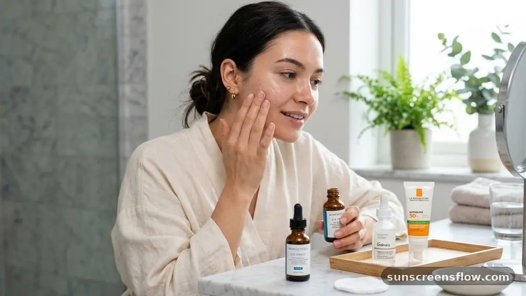 Layering with Other Active Ingredients - when to apply vitamin c serum