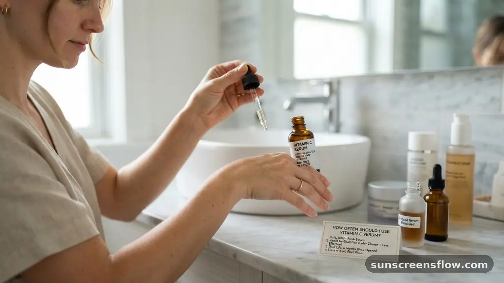 Managing Oxidation and Product Shelf Life - how often should i use vitamin c serum