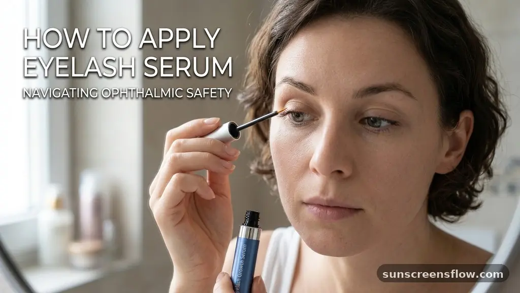 Navigating Ingredients and Ophthalmic Safety - how to apply eyelash serum