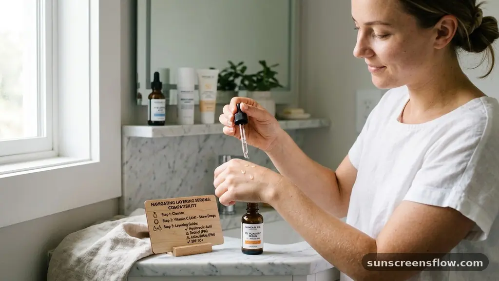 Navigating Layering Serums and Ingredient Compatibility - how much vitamin c serum to use