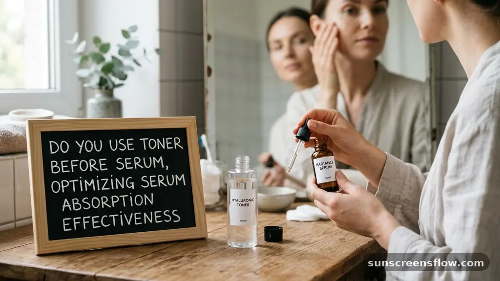 Optimizing Serum Absorption and Effectiveness - do you use toner before serum