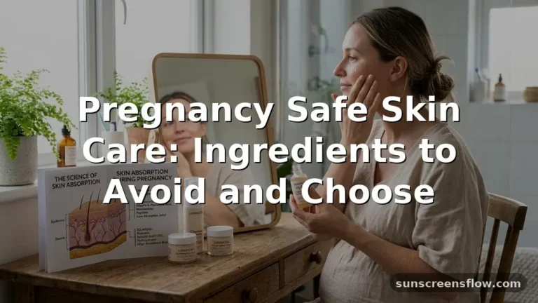 pregnancy safe skin care