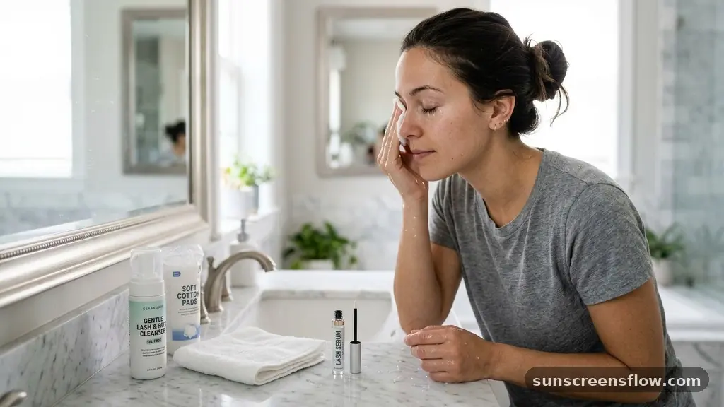 Preparation and Hygiene Before Application - how to use lash serum